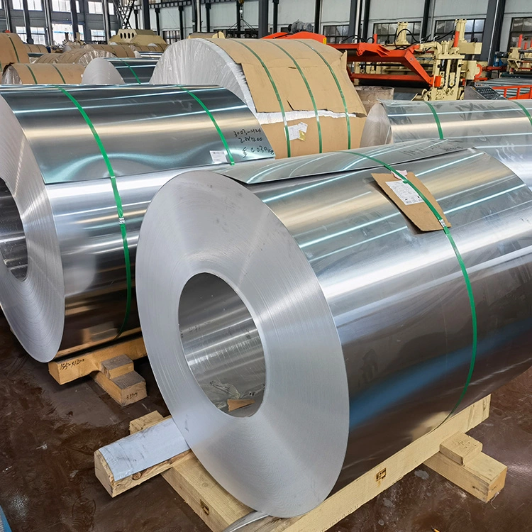 Cold Rolled Mirror Polished 6063 3003 6061 Food Aluminum Foil Roll H14 H24 H26 H32 Alloy Aluminum Coil for Construction